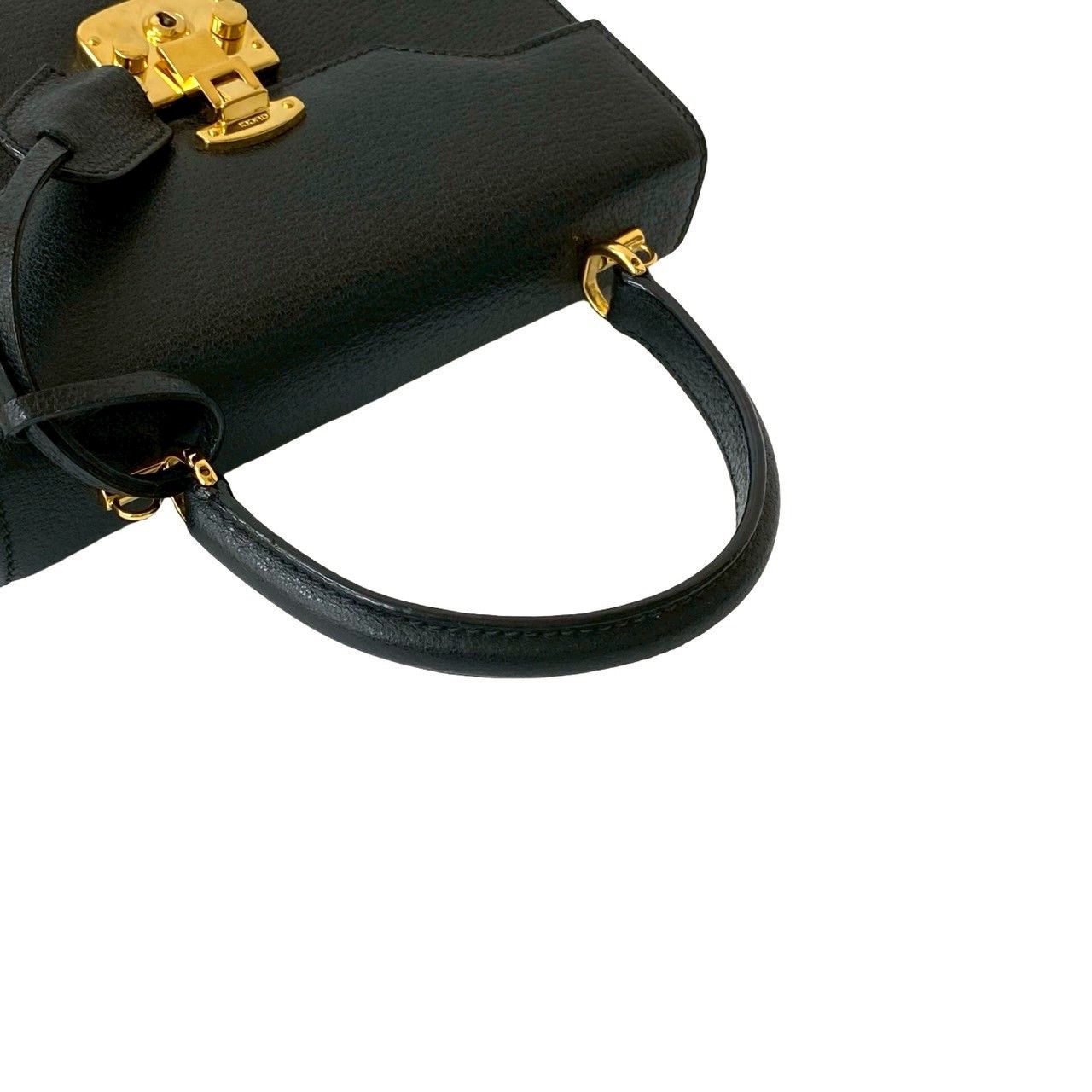 Gucci Gucci Gucci Old Gucci Leather 2way Shoulder Bag Handbag Leather Shoulder Bag Size ONE SIZE - 5 Thumbnail