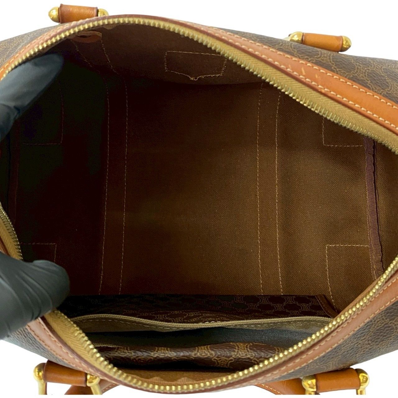 Celine Celine Celine Macadam Blazon Trionphe Leather Handbag Leather Handbag Size ONE SIZE - 10 Thumbnail