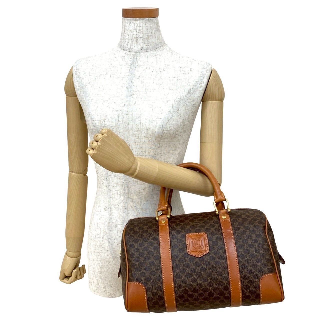 Celine Celine Celine Macadam Blazon Trionphe Leather Handbag Leather Handbag Size ONE SIZE - 3 Thumbnail