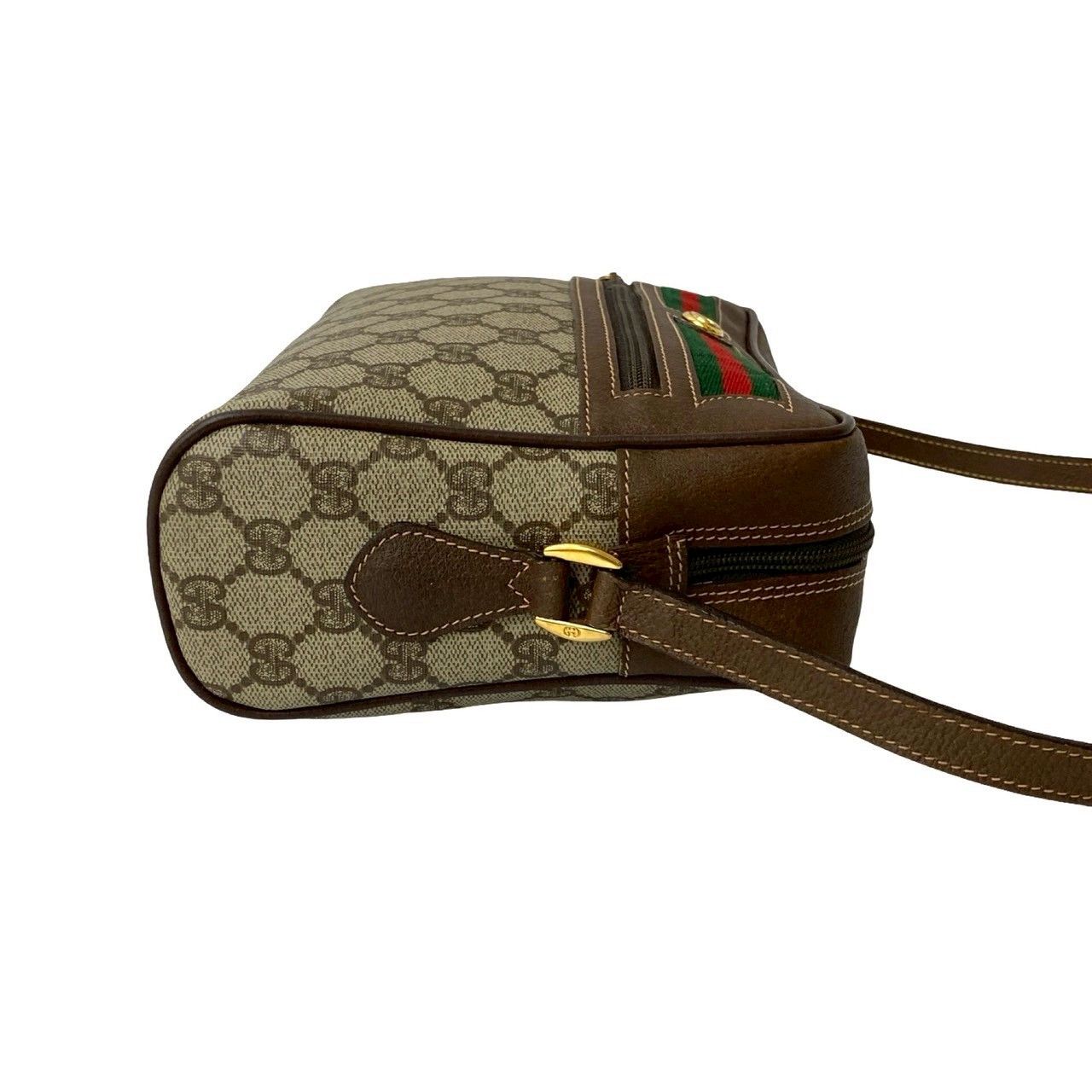 Gucci Gucci Gucci Old Gucci GG Logo PVC Leather Shoulder Bag Leather Shoulder Bag Size ONE SIZE - 7 Thumbnail