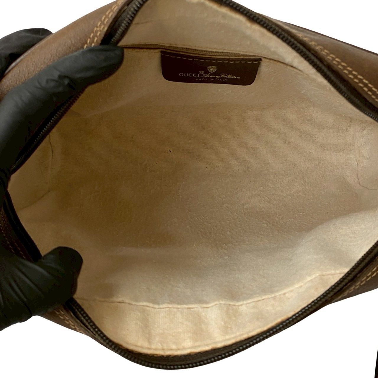 Gucci Gucci Gucci Old Gucci GG Logo PVC Leather Shoulder Bag Leather Shoulder Bag Size ONE SIZE - 10 Thumbnail