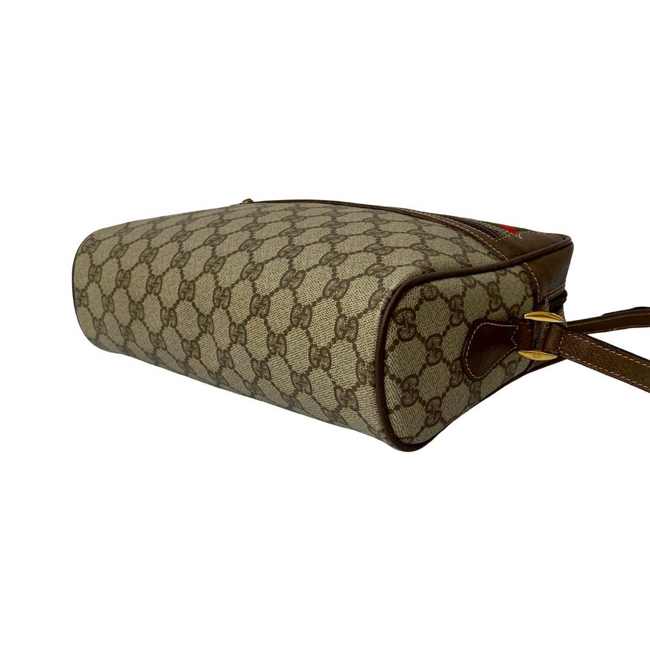 Gucci Gucci Gucci Old Gucci GG Logo PVC Leather Shoulder Bag Leather Shoulder Bag Size ONE SIZE - 9 Thumbnail