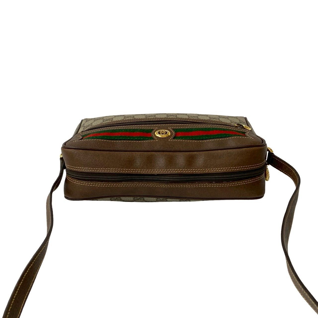 Gucci Gucci Gucci Old Gucci GG Logo PVC Leather Shoulder Bag Leather Shoulder Bag Size ONE SIZE - 5 Thumbnail