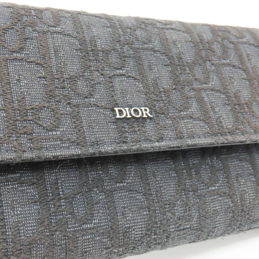 Dior Dior Dior Long Wrap Wallet Jacquard Long Wallet Others Long Wallet 2ESBC312YSE DUTY FREE for USA Size ONE SIZE - 6 Thumbnail