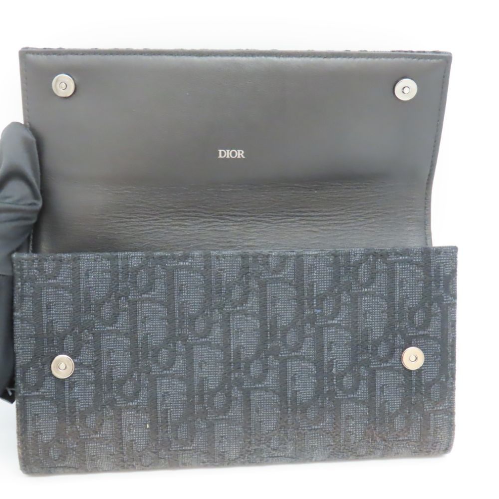 Dior Dior Dior Long Wrap Wallet Jacquard Long Wallet Others Long Wallet 2ESBC312YSE DUTY FREE for USA Size ONE SIZE - 8 Thumbnail