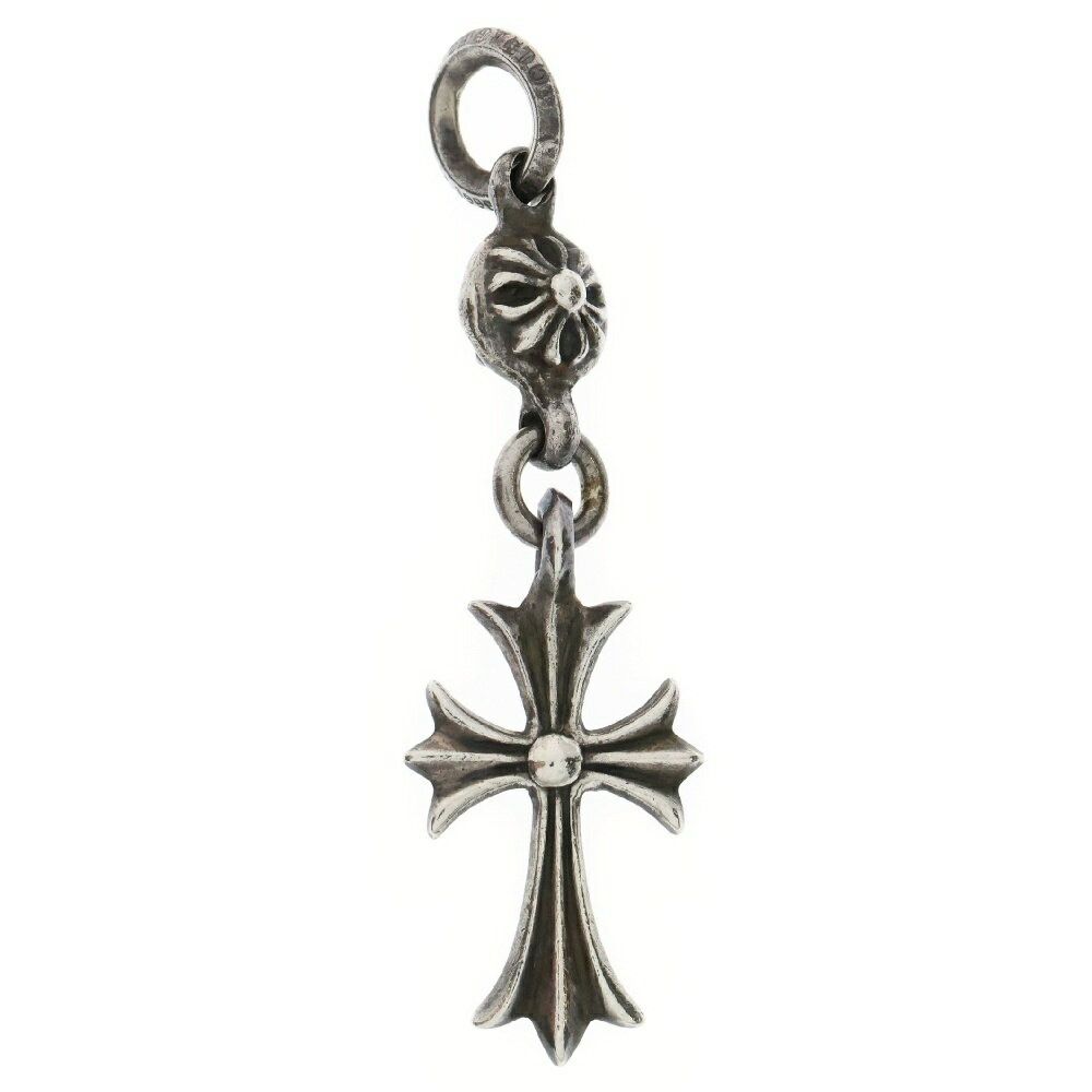 Chrome Hearts 1b Tiny CH Cross 1 Ball Charm Pendant