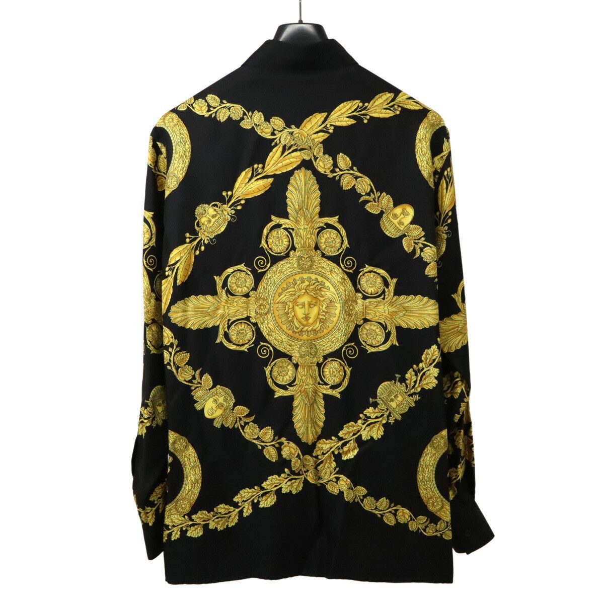 Versace Versace Versace Barocco Medusa Silk Shirt Others Tops Size ONE SIZE - 2 Thumbnail