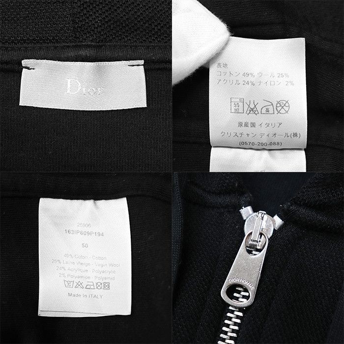 Dior Dior Dior BEE Embroidery Knit Hoodie Wool Blend Top Cotton Sweatshirts & Hoodies 163IP609P194 DUTY FREE for USA Size ONE SIZE - 9 Thumbnail