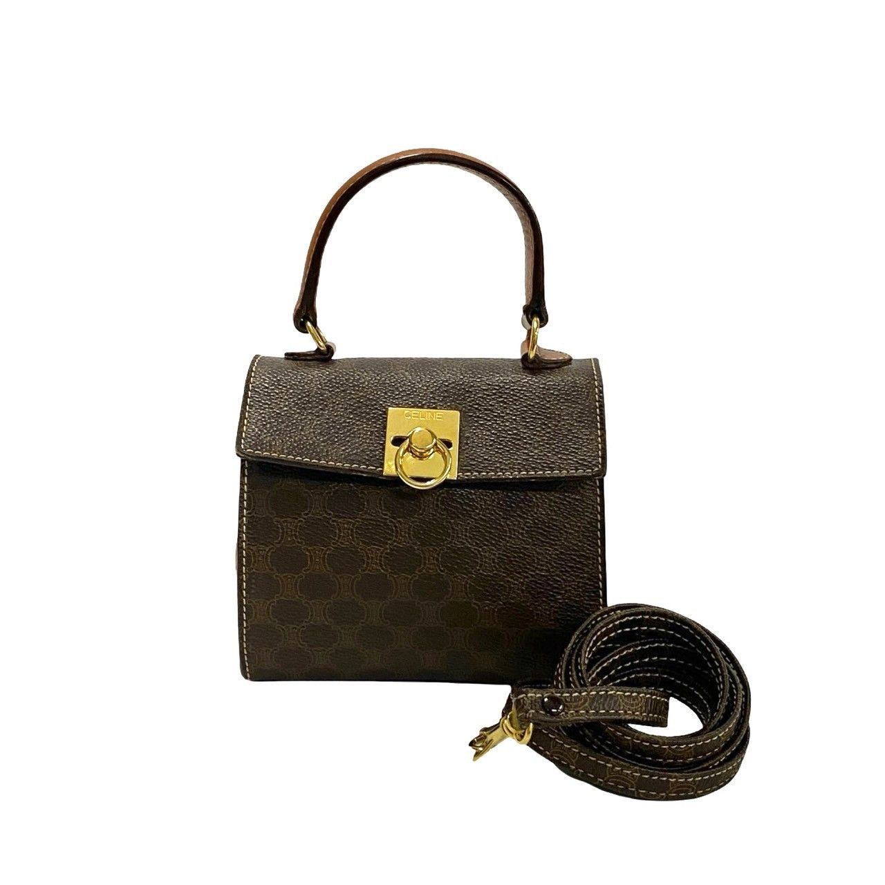 Celine Celine Celine Macadam Blazon 2way bag Leather Shoulder Bag Size ONE SIZE - 2 Thumbnail