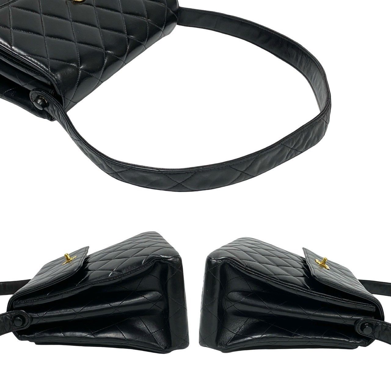 Chanel Chanel Chanel Matelassé Lambskin Shoulder Bag Leather Shoulder Bag Size ONE SIZE - 6 Thumbnail
