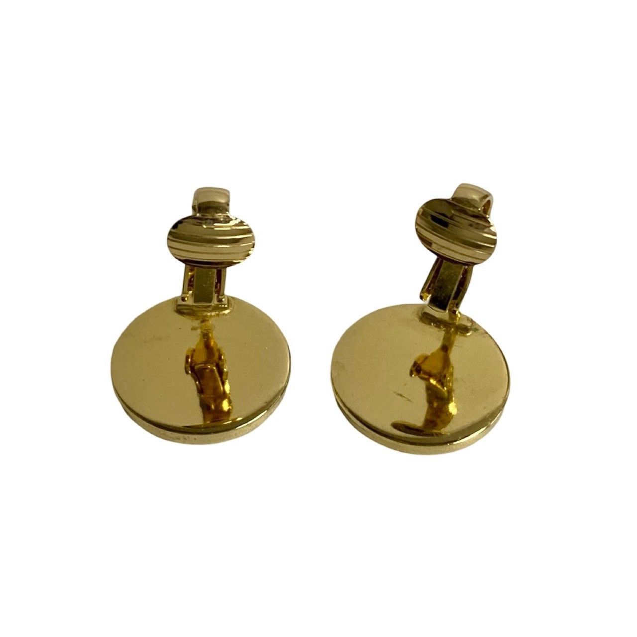 Burberry Burberry Shadow Horse Logo Button Motif Earrings Metal Earrings DUTY FREE for USA