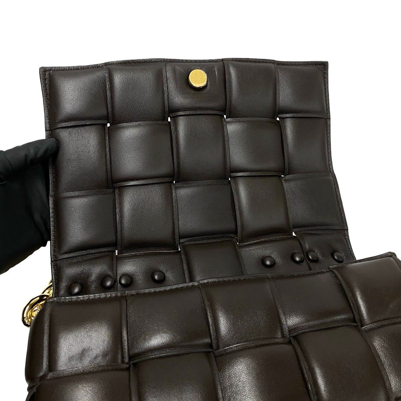 Bottega Veneta Bottega Veneta Bottega Veneta The Chain Padded Cassette Leather Shoulder Bag Leather Shoulder Bag Size ONE SIZE - 9 Thumbnail