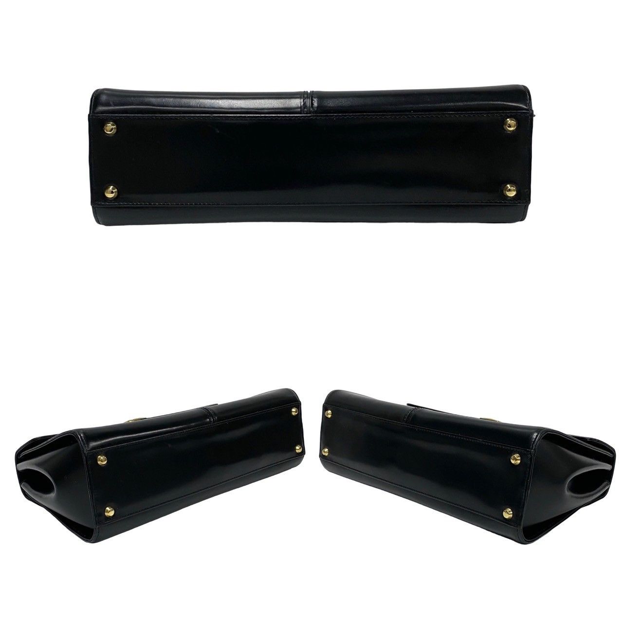Yves Saint Laurent Yves Saint Laurent Yves Saint Laurent YSL Logo Calf Leather Handbag Leather Handbag Size ONE SIZE - 7 Thumbnail