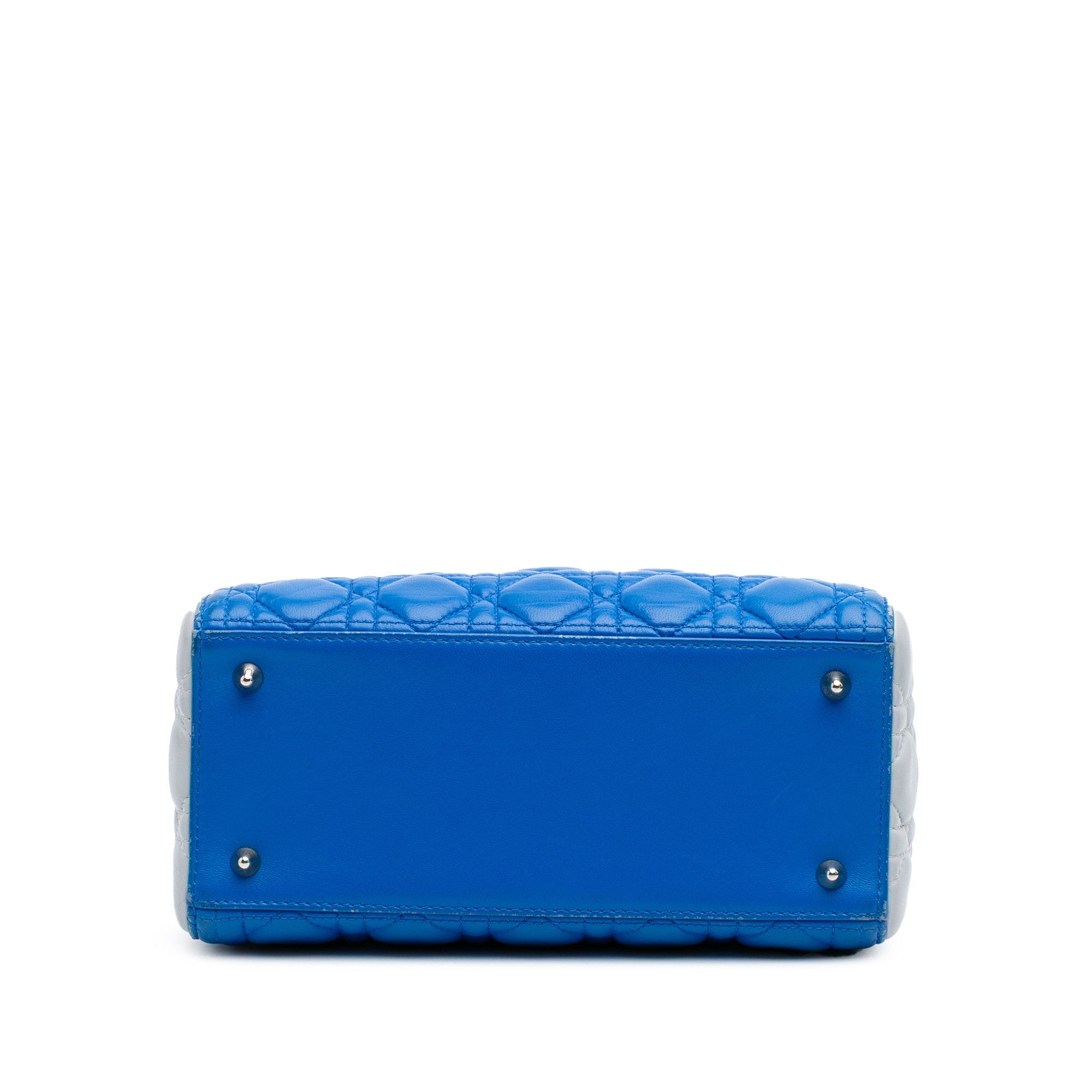 Dior Dior Medium Bicolor Lambskin Cannage Lady Dior Size ONE SIZE - 3 Thumbnail