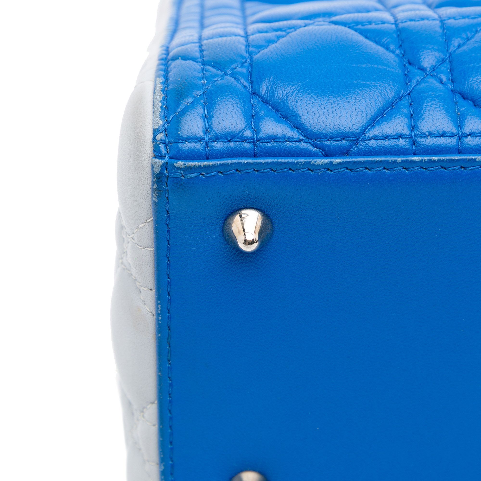 Dior Dior Medium Bicolor Lambskin Cannage Lady Dior Size ONE SIZE - 9 Thumbnail