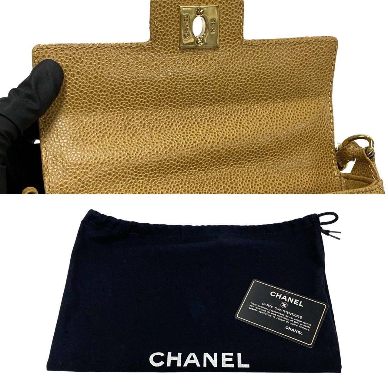 Chanel Chanel Chanel Matelasse Caviar Skin Mini Handbag Leather Handbag Size ONE SIZE - 10 Thumbnail