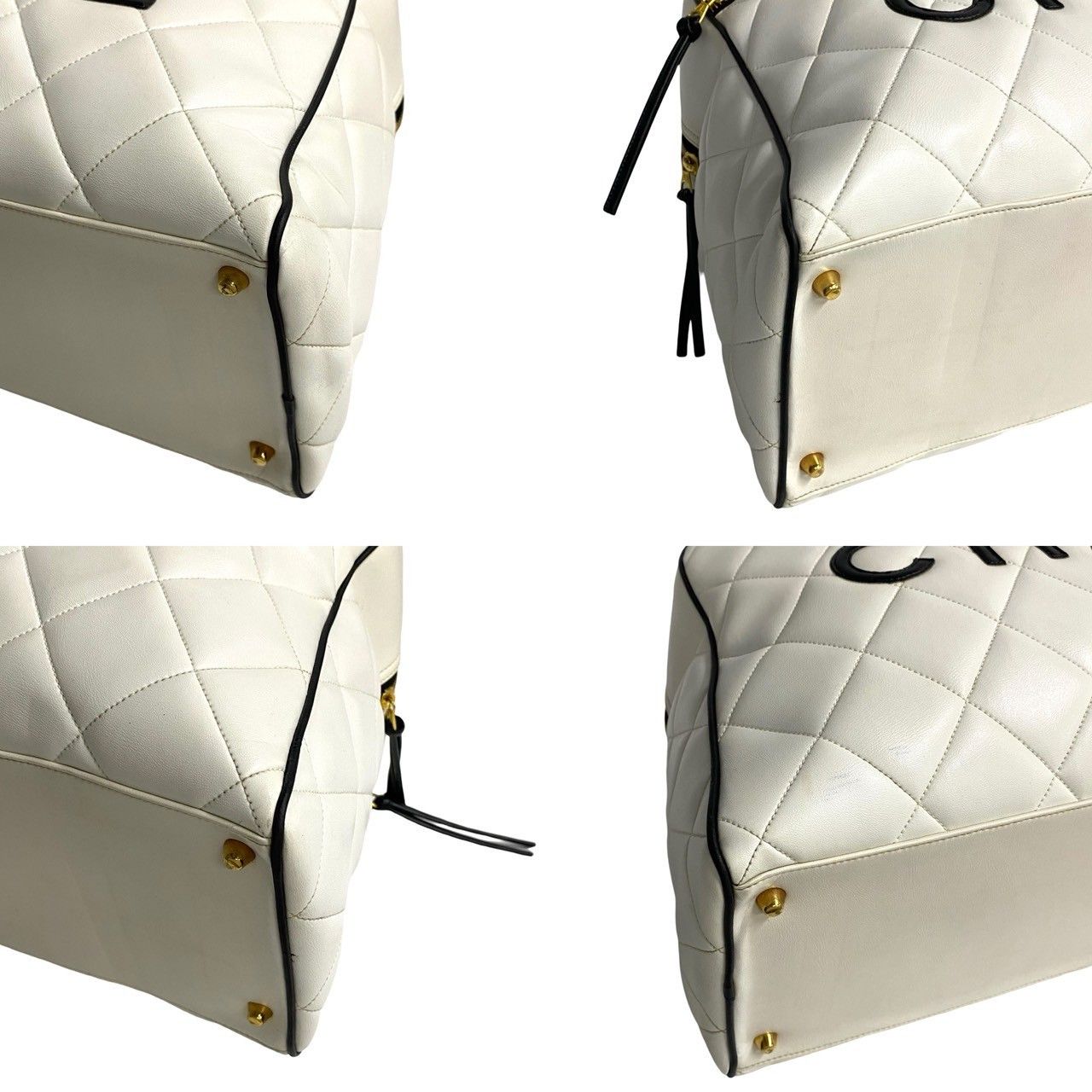 Chanel Chanel Chanel Matelasse Sports Line Leather Boston Bag Leather Travel Bag Size ONE SIZE - 8 Thumbnail