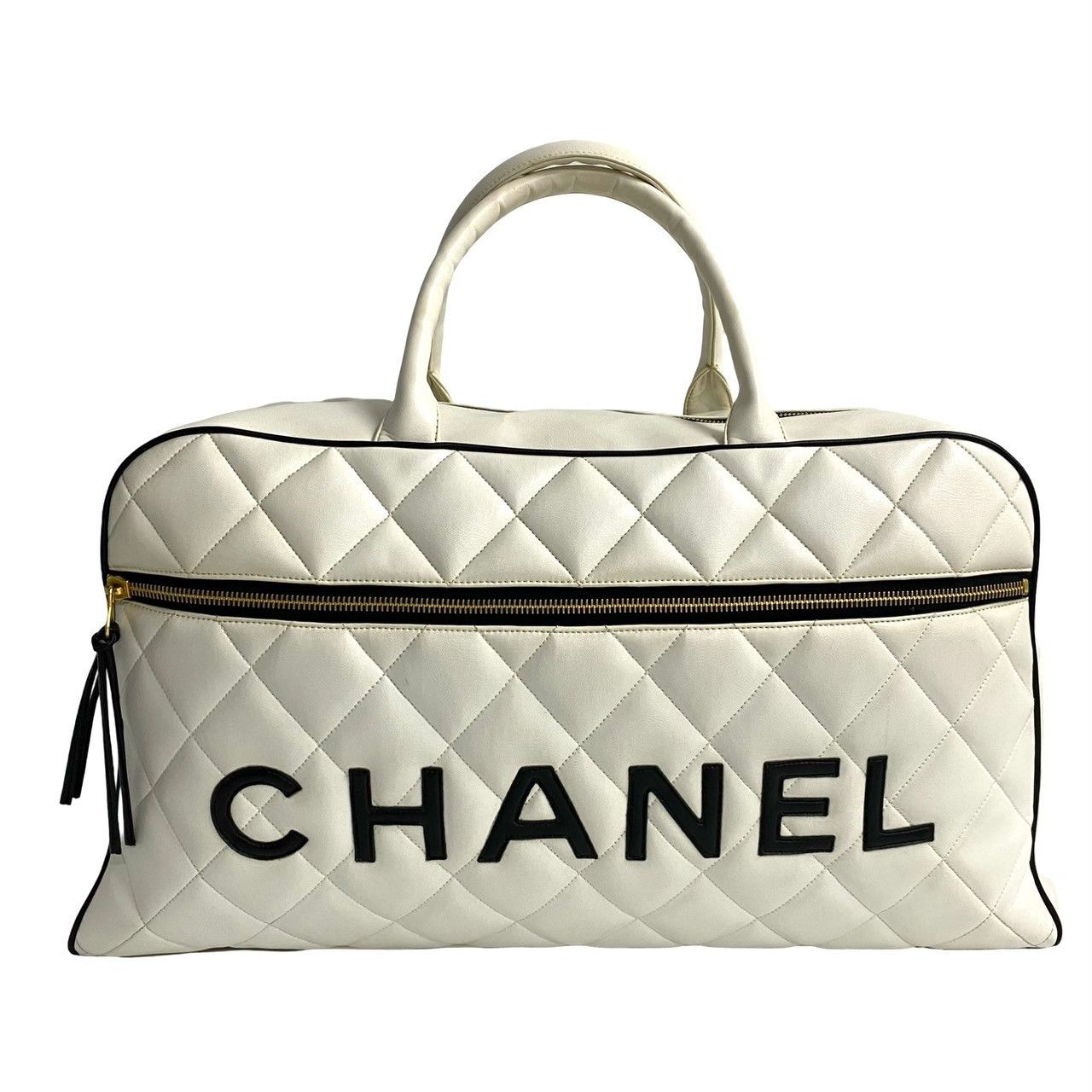 Chanel Chanel Chanel Matelasse Sports Line Leather Boston Bag Leather Travel Bag Size ONE SIZE - 2 Thumbnail