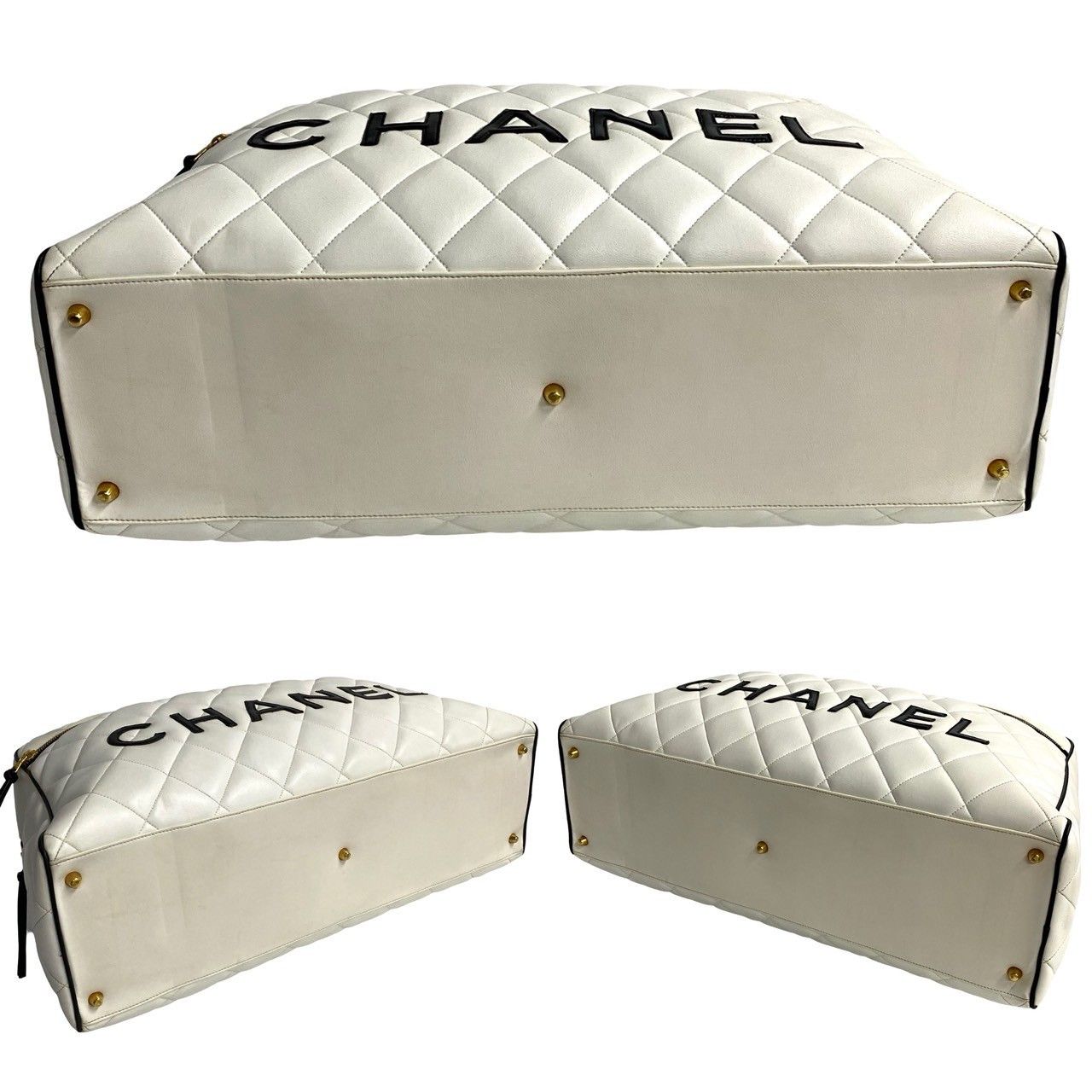Chanel Chanel Chanel Matelasse Sports Line Leather Boston Bag Leather Travel Bag Size ONE SIZE - 7 Thumbnail