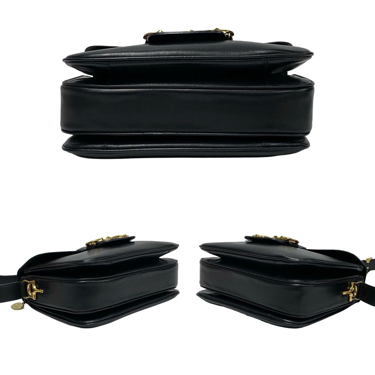 Celine Celine Celine Horsebit Leather Shoulder Bag Leather Shoulder Bag Size ONE SIZE - 7 Thumbnail