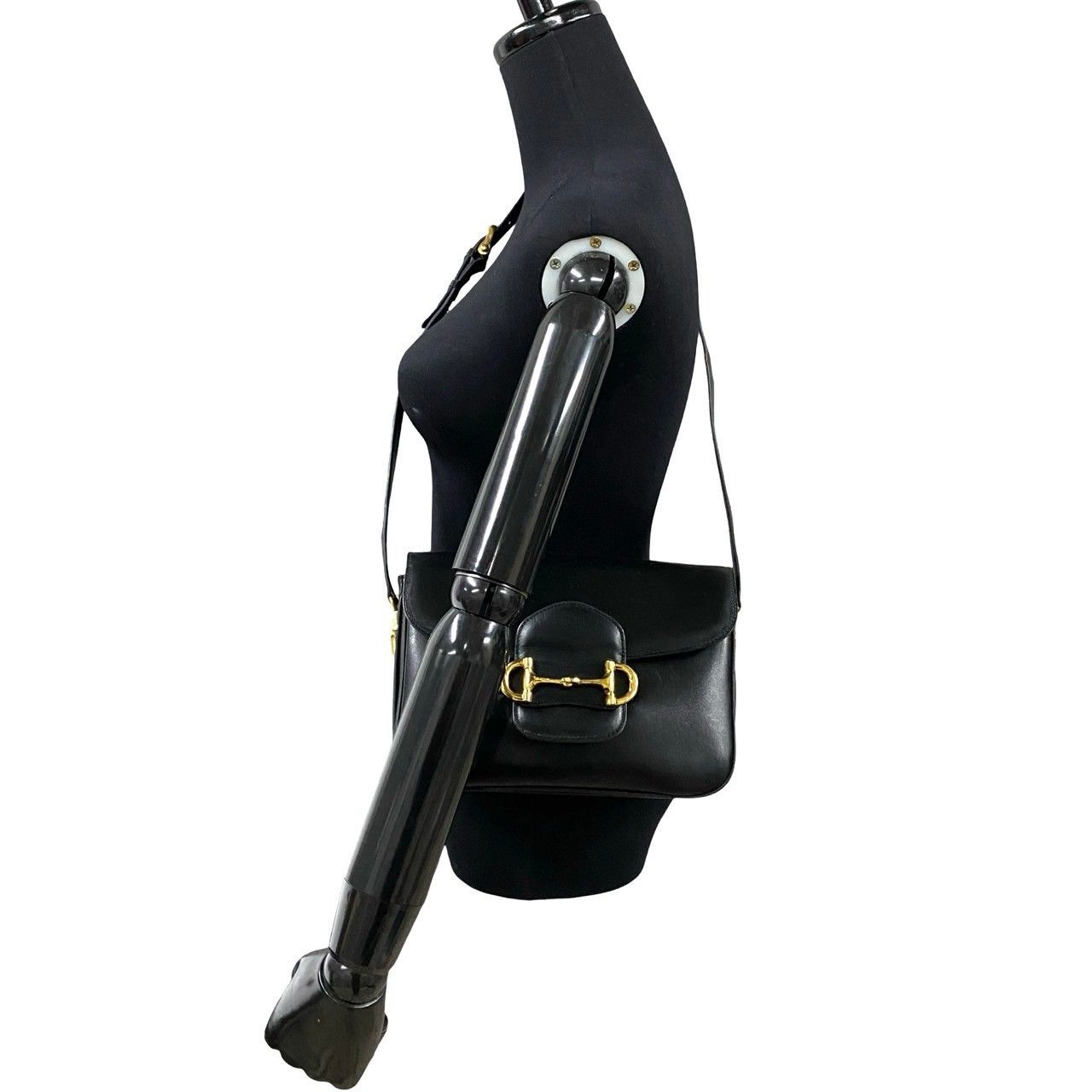Celine Celine Celine Horsebit Leather Shoulder Bag Leather Shoulder Bag Size ONE SIZE - 3 Thumbnail