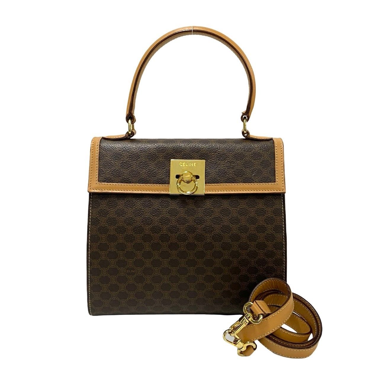 Celine Celine Celine Macadam Blazon 2way bag Leather Shoulder Bag DUTY FREE for USA Size ONE SIZE - 2 Thumbnail