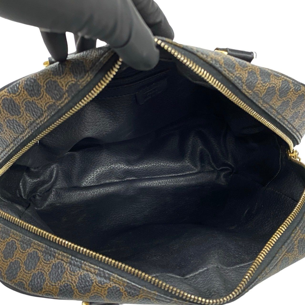 Celine Celine Celine Macadam Blazon Trionphe Leather Handbag Leather Handbag Size ONE SIZE - 9 Thumbnail
