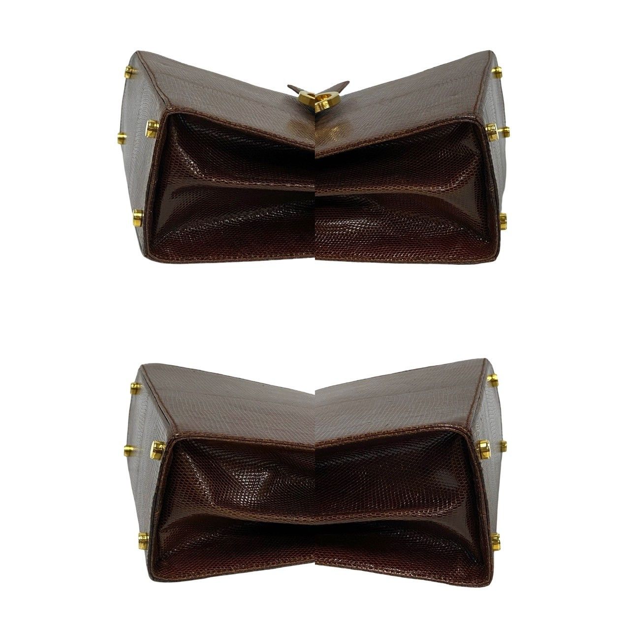 Salvatore Ferragamo Salvatore Ferragamo Salvatore Ferragamo Gancini Lizard 2way Bag Leather Shoulder Bag DUTY FREE for USA Size ONE SIZE - 8 Thumbnail