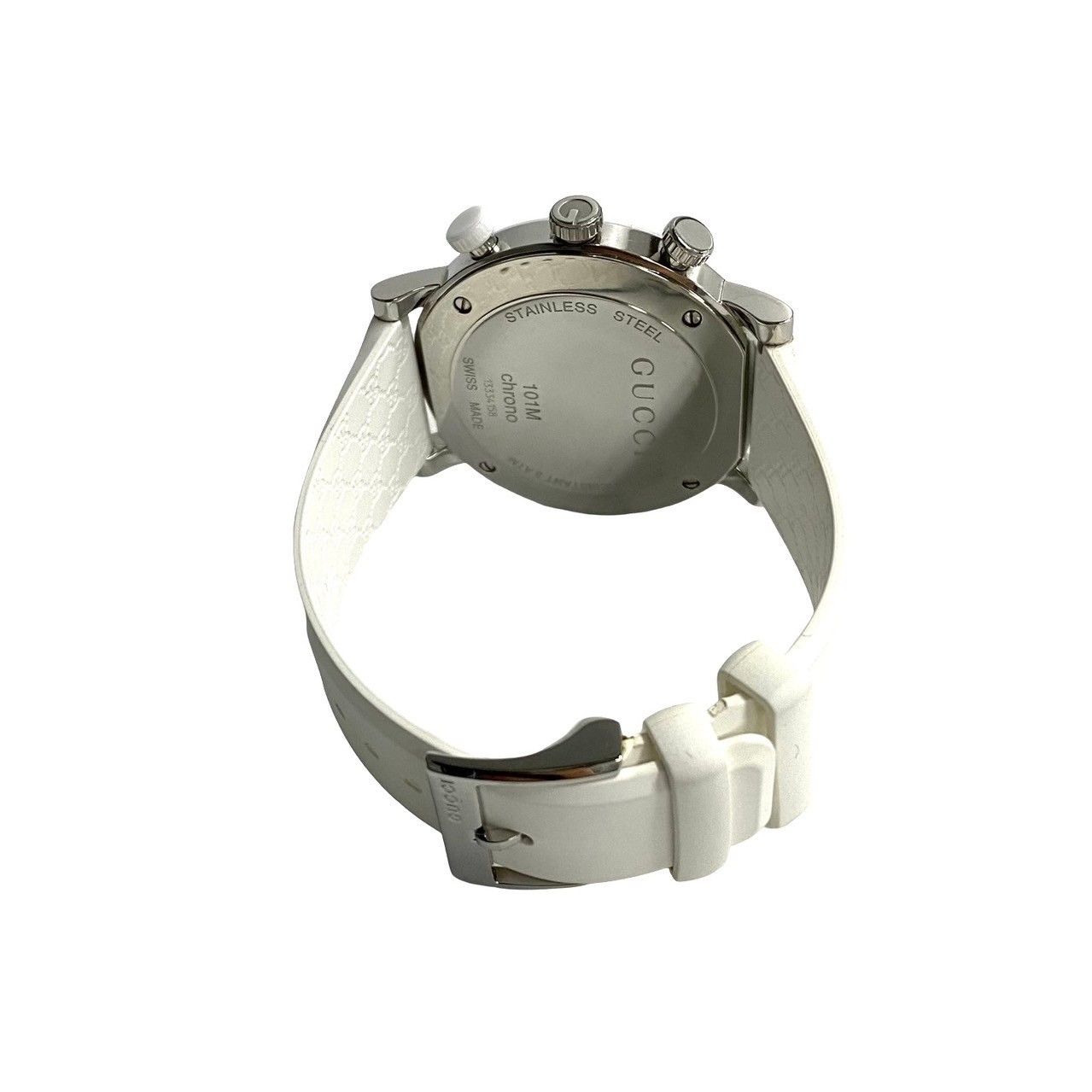 Gucci Gucci Gucci G Chrono Stainless Steel Watch Metal Quartz Size ONE SIZE - 6 Thumbnail