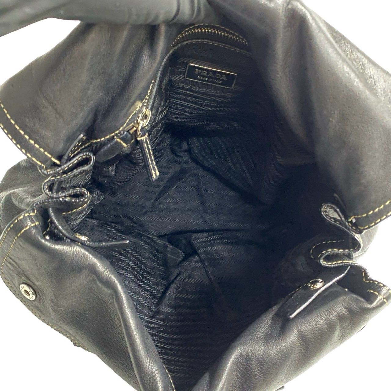 Prada Prada Prada Leather 2way Bag Leather Tote Bag Size ONE SIZE - 9 Thumbnail