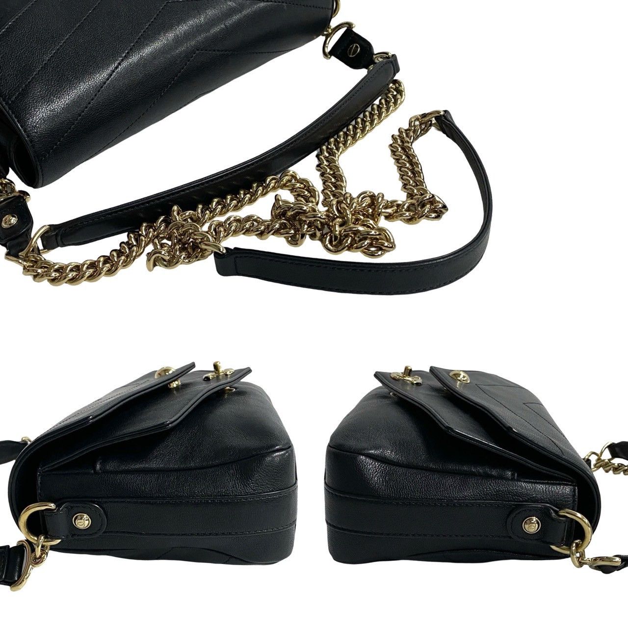 Chanel Chanel Chanel Coco Mark V Stitch Leather 2way Bag Leather Shoulder Bag Size ONE SIZE - 6 Thumbnail