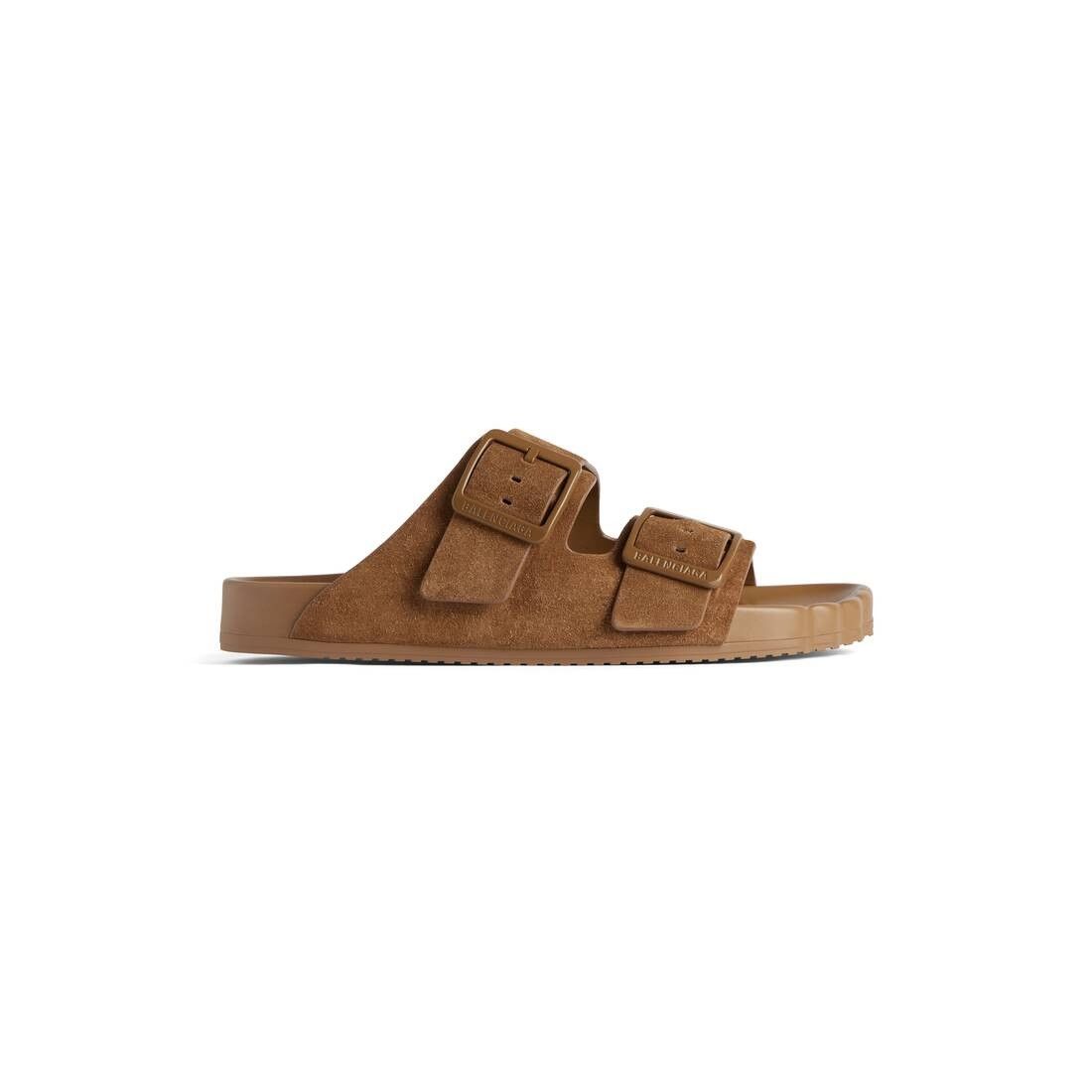 Balenciaga sunday sandal in brown suede Size US 6 / EU 39 - 2 Thumbnail