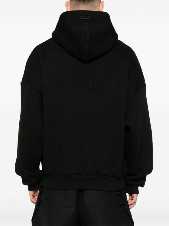 Fear of God FEAR OF GOD Men Hoodies FGE250 517FLCBLACK Black Size US XL / EU 56 / 4 - 3 Thumbnail