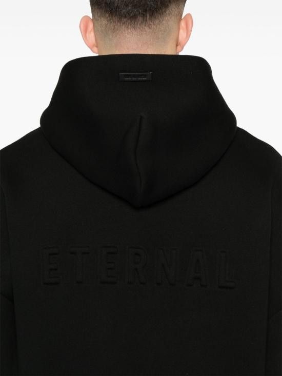 Fear of God FEAR OF GOD Men Hoodies FGE250 517FLCBLACK Black Size US XL / EU 56 / 4 - 4 Thumbnail