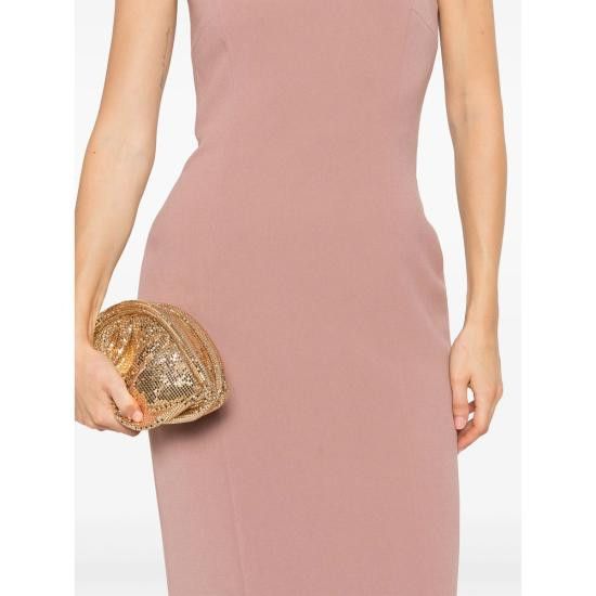 Solace London SOLACE LONDON Women Dresses OS44025 COCOA PINK Size L / US 10 / IT 46 - 2 Thumbnail