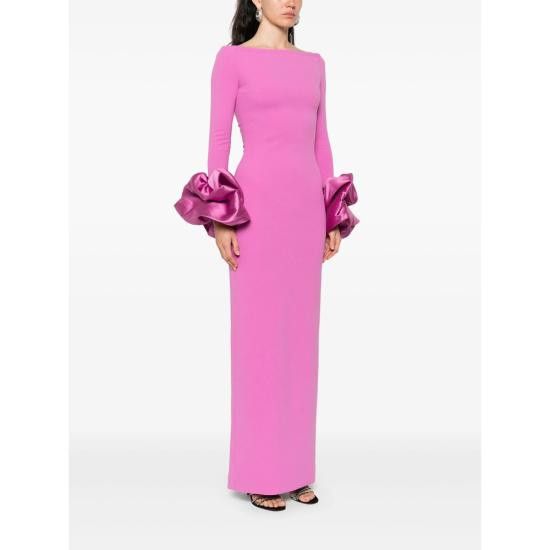 Solace London SOLACE LONDON Women Dresses OS40014 BEPIN PINK Size M / US 6-8 / IT 42-44 - 3 Thumbnail