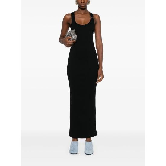 Jean Paul Gaultier JEAN PAUL GAULTIER Women Dresses DR067 J014 00 BLACK Size M / US 6-8 / IT 42-44 - 4 Thumbnail