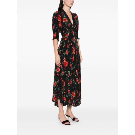 RIXO RIXO Women Dresses AMINA ROSBK BLACK Size M / US 6-8 / IT 42-44 - 5 Thumbnail