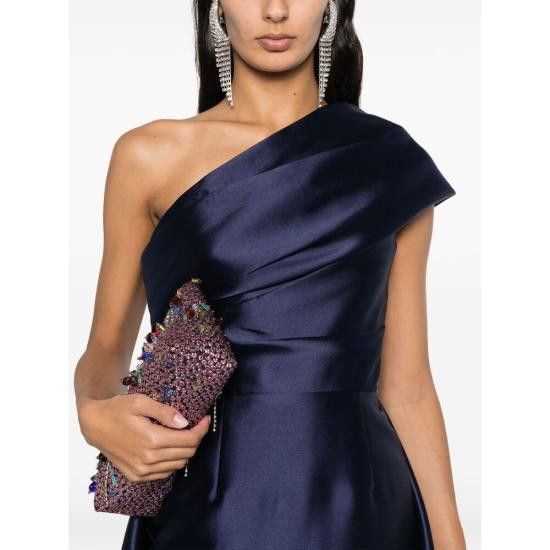 Solace London SOLACE LONDON Women Dresses OS35008 NAVY BLUE Size S / US 4 / IT 40 - 2 Thumbnail