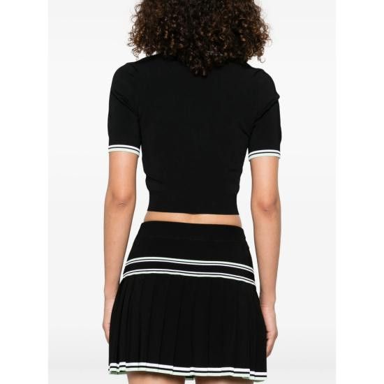 Casablanca CASABLANCA Women Polo Shirts KW 1018 01 BLACK Size M / US 6-8 / IT 42-44 - 4 Thumbnail