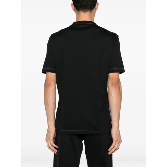 Brunello Cucinelli BRUNELLO CUCINELLI Men T-Shirts M0B131328G CG938 BLACK Size US XL / EU 56 / 4 - 3 Thumbnail