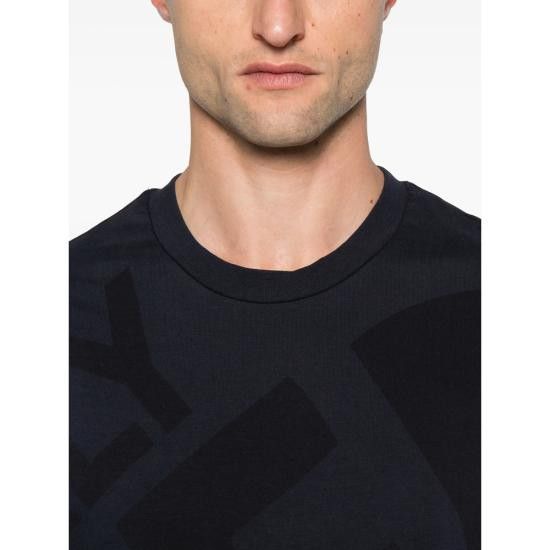 Salvatore Ferragamo SALVATORE FERRAGAMO Men T-Shirts 144857 0786383 BLU BLUE Size US XXL / EU 58 / 5 - 2 Thumbnail