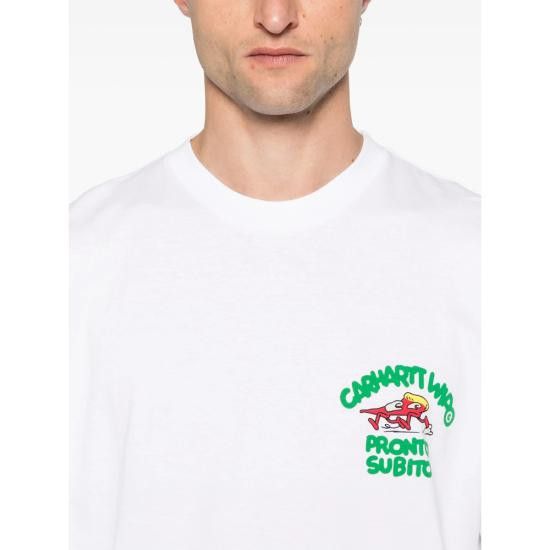 Carhartt CARHARTT Men T-Shirts I035195 02XX WHITE Size US L / EU 52-54 / 3 - 4 Thumbnail