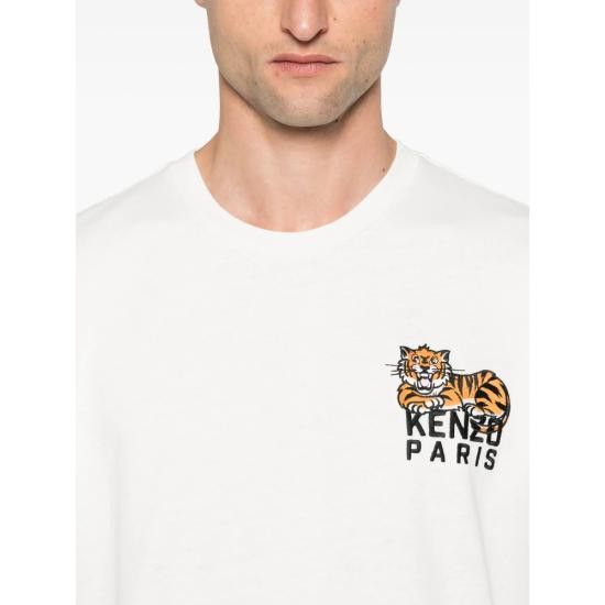 Kenzo KENZO Men T-Shirts FF65TS1524SI 02 WHITE Size US L / EU 52-54 / 3 - 3 Thumbnail