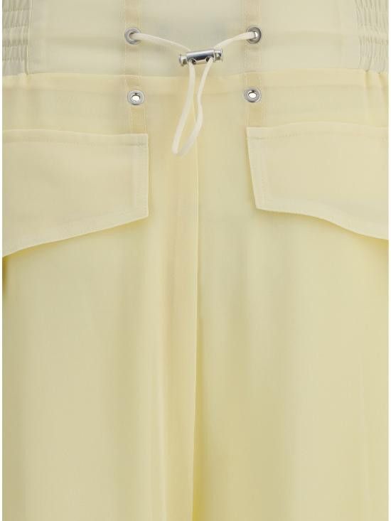 Pinko PINKO Women Straight Pants 104751A21F D22 YELLOW Size 27" / US 4 / IT 40 - 3 Thumbnail