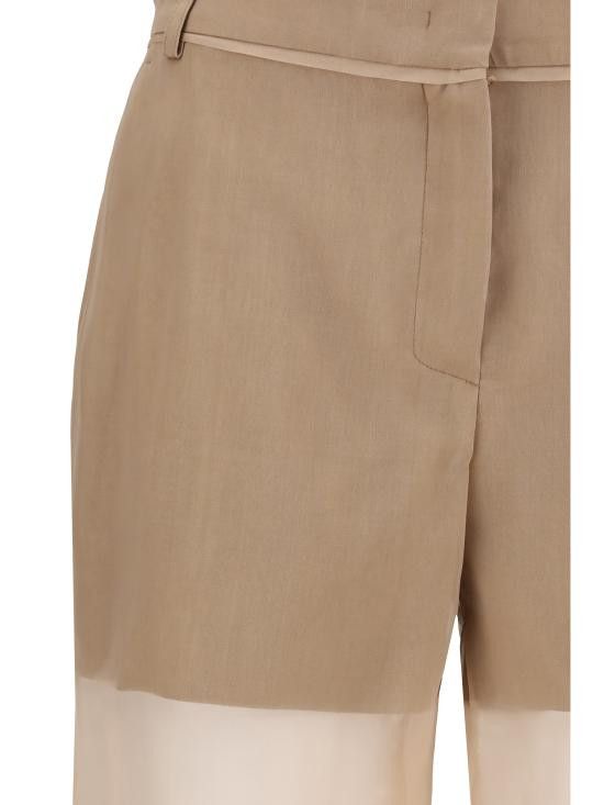 Pinko PINKO Women Straight Pants 104698A2EE L31 BEIGE Size 28" / US 6 / IT 42 - 3 Thumbnail