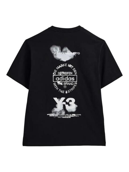 Y-3 Y-3 Men T-Shirts JX4745 BLACK Size US XL / EU 56 / 4 - 2 Thumbnail