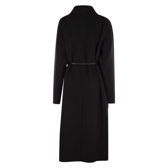 Sportmax SPORTMAX Women Coats 2522016031600 BLACK Size XS / US 0-2 / IT 36-38 - 2 Thumbnail