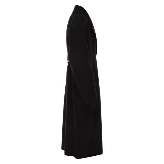 Sportmax SPORTMAX Women Coats 2522016031600 BLACK Size S / US 4 / IT 40 - 3 Thumbnail