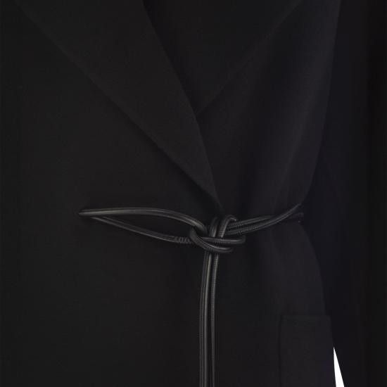 Sportmax SPORTMAX Women Coats 2522016031600 BLACK Size M / US 6-8 / IT 42-44 - 4 Thumbnail